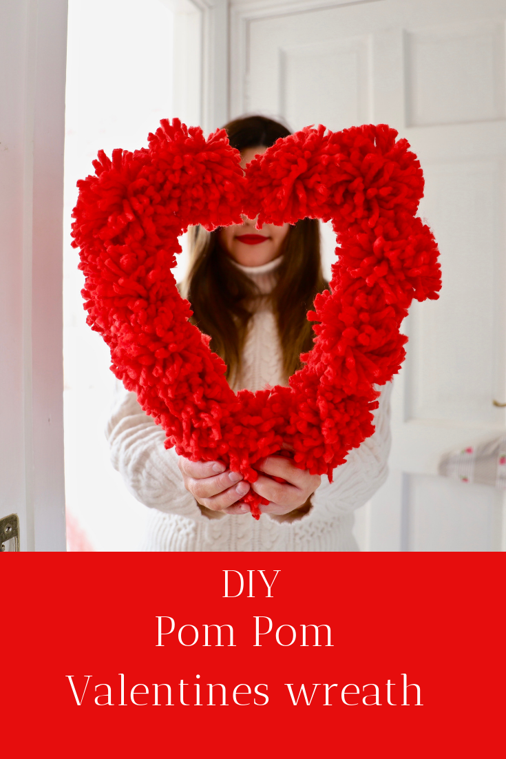 Pom Pom wreath DIY
