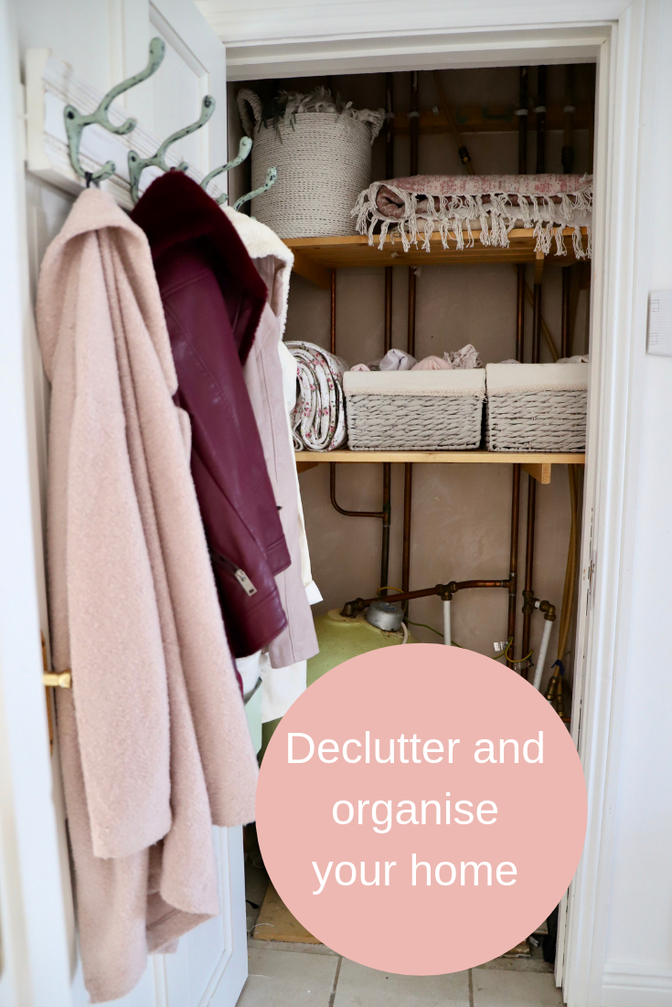 Declutter and organise your home 