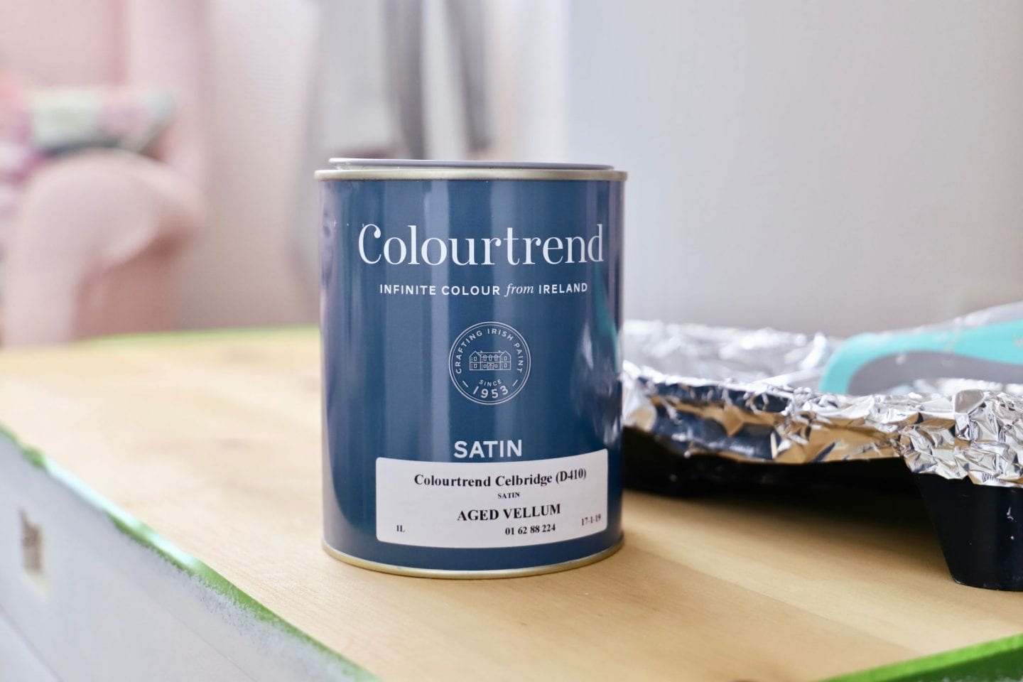 How To Strip Paint, Trunk Makeover​ Colortrend Aged Velum