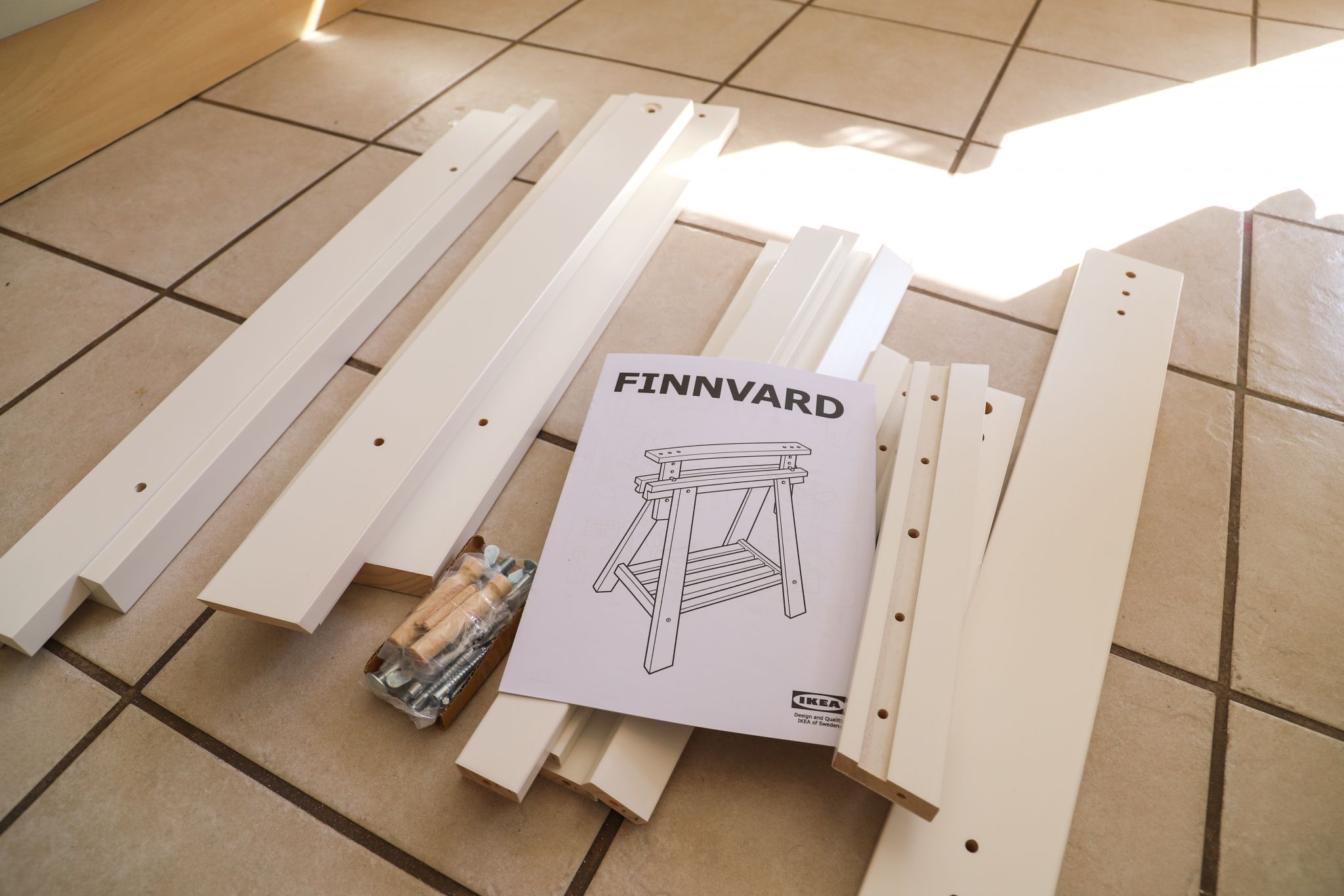 Ikea Finnvard table legs hack