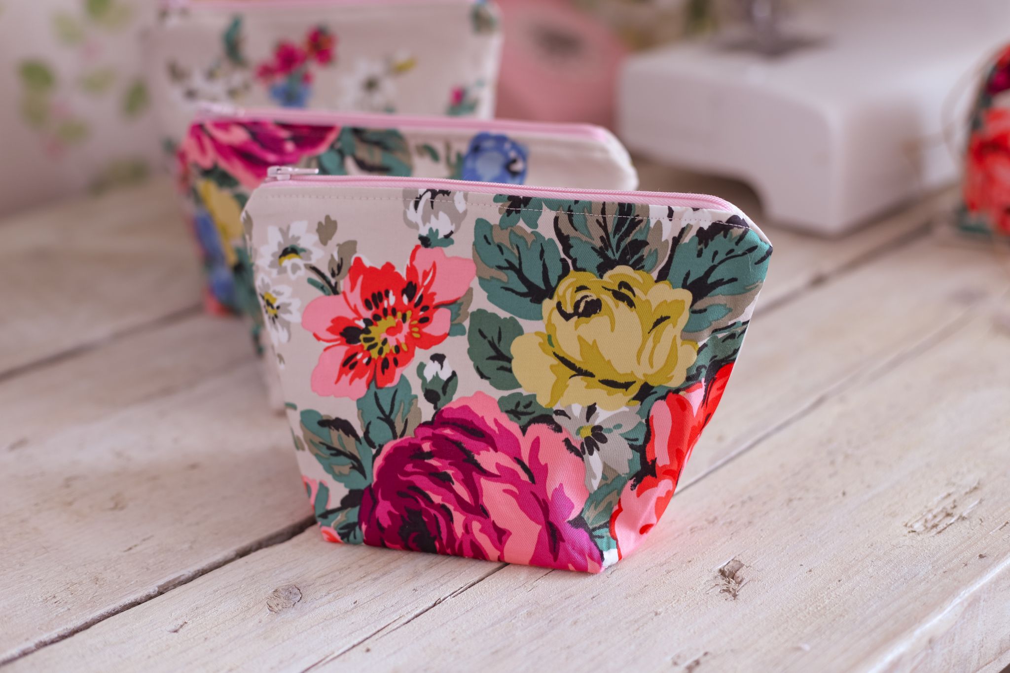 DIY Zipper pouches