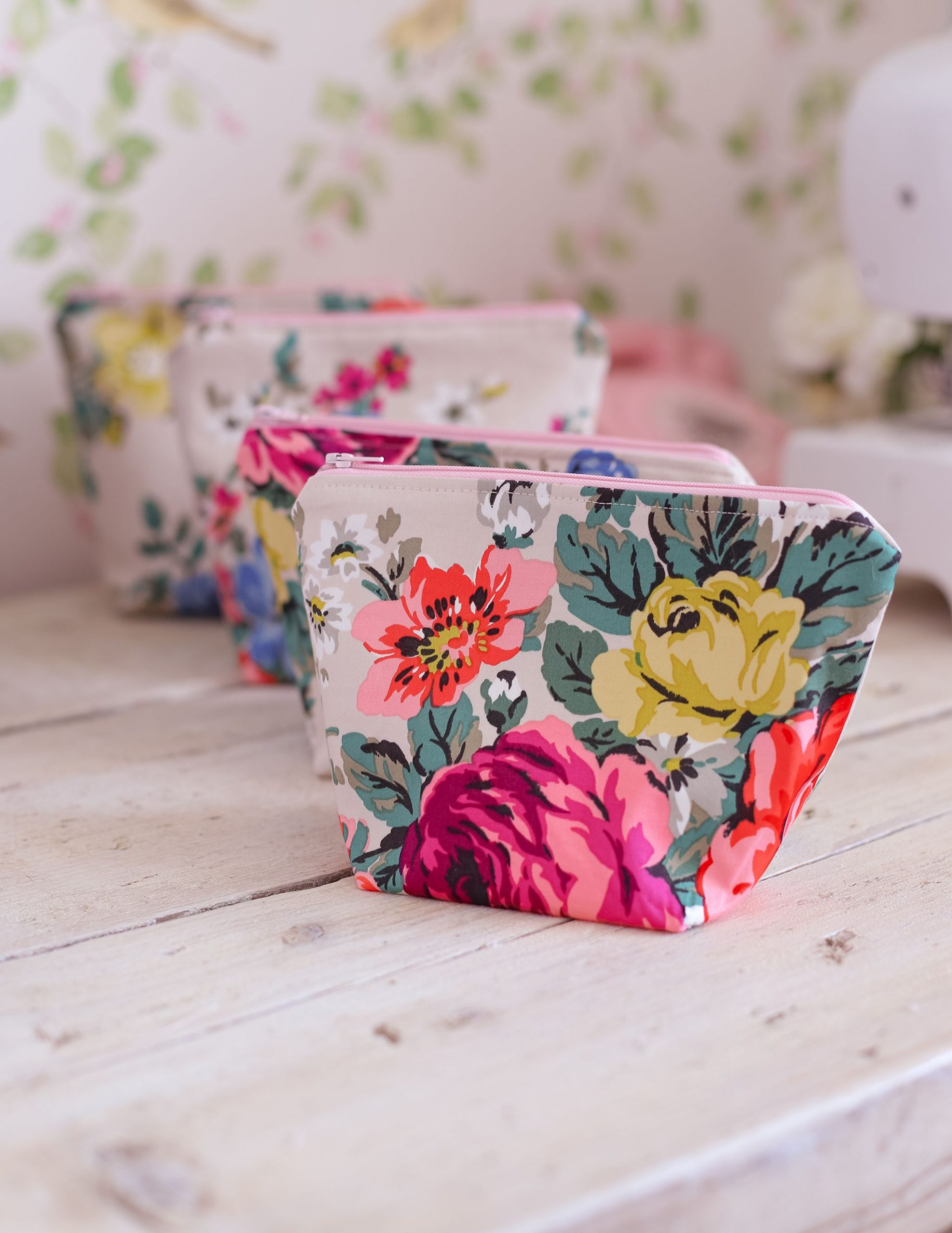 DIY Zip Pouches Made From Recycled Clothes