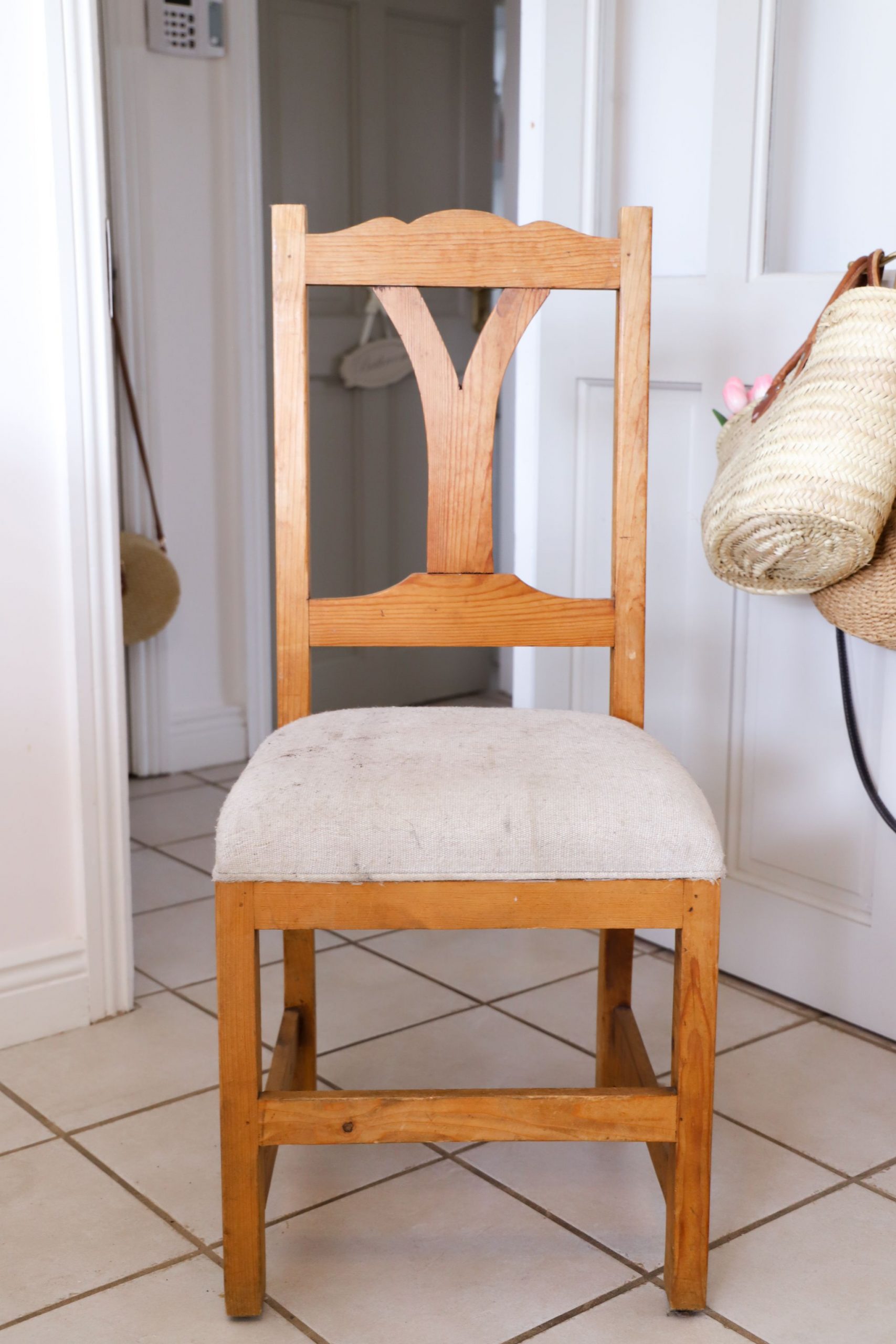 recycle an old chair 