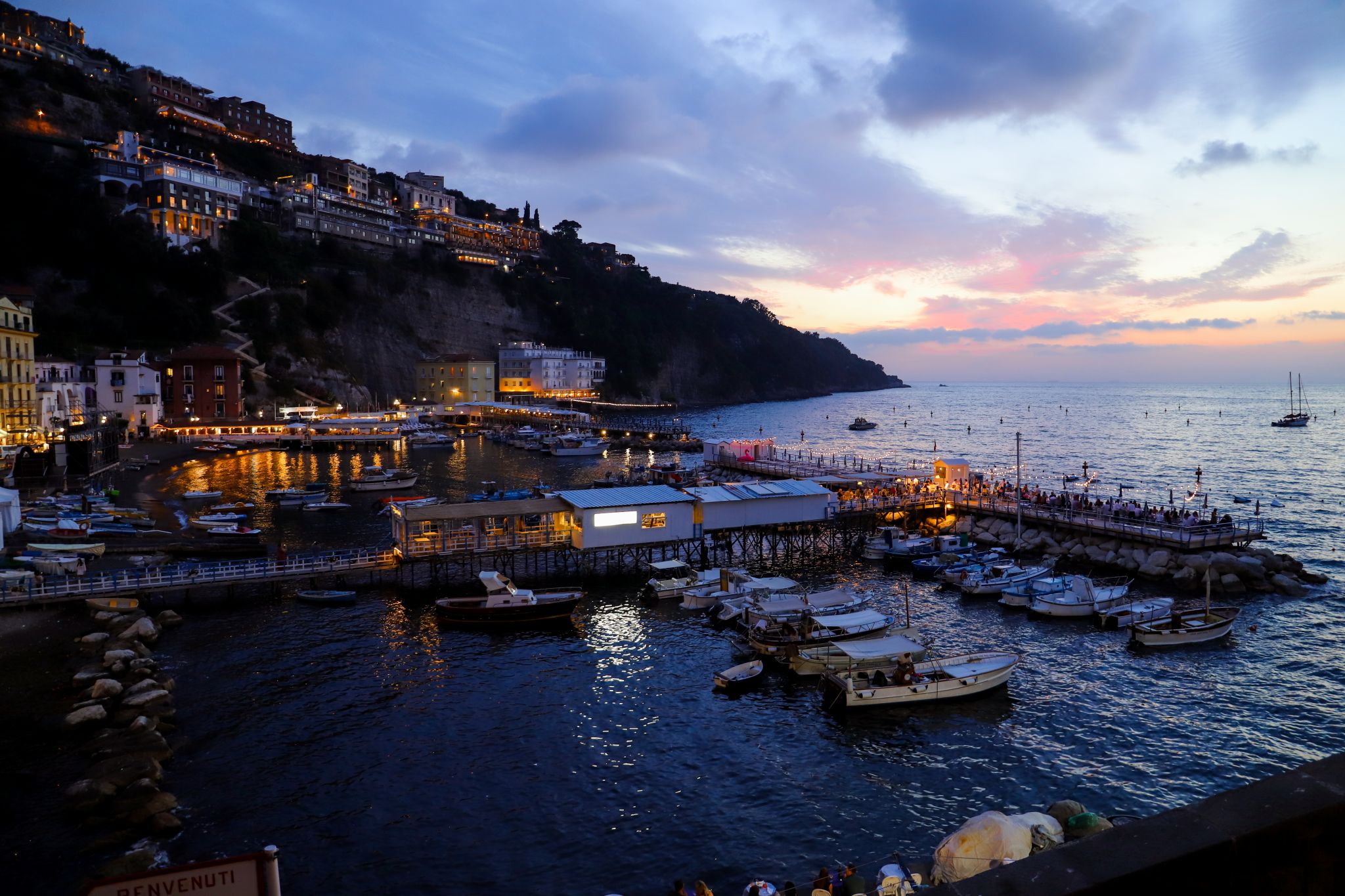 Sunset in Sorrento image