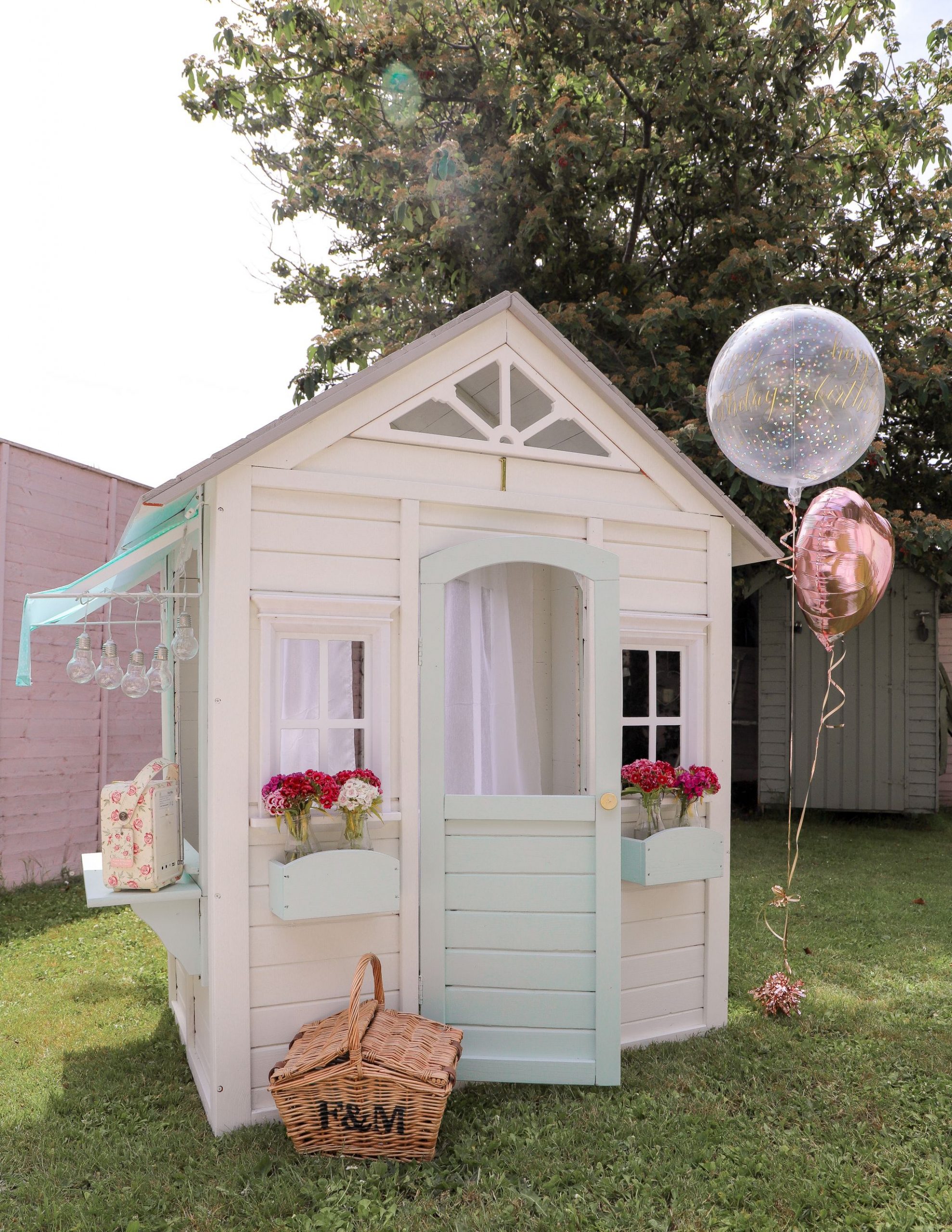 Cubby playhouse makeover