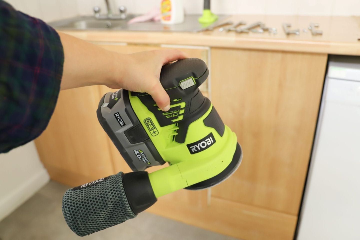 Ryobi cordless sander