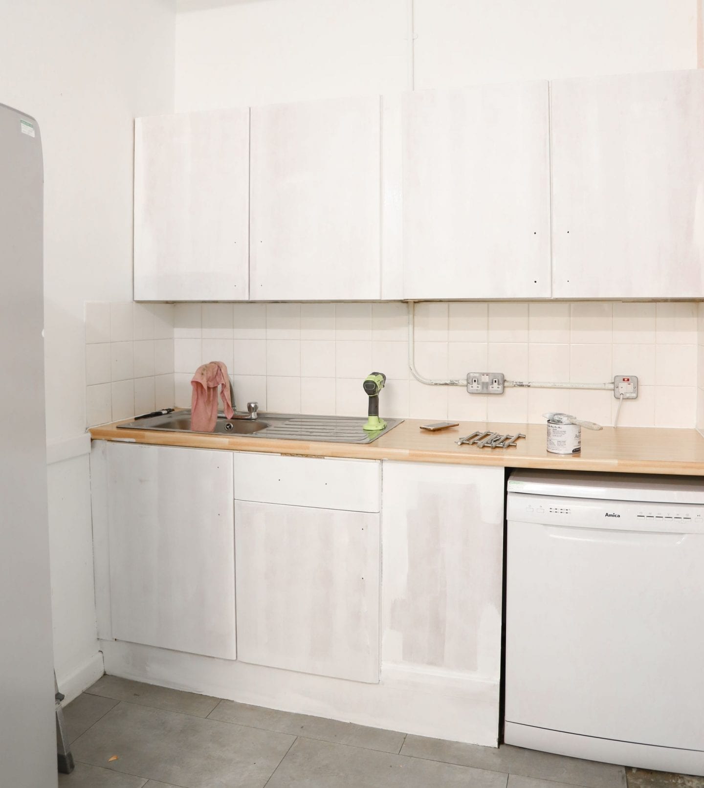How to paint laminate/MDF kitchen cabinets