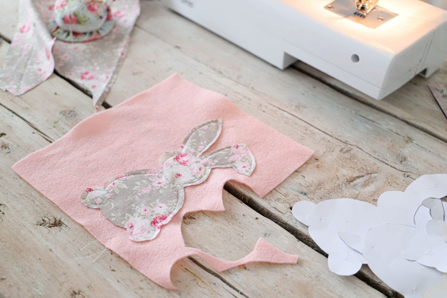 Easy sew easter bunny