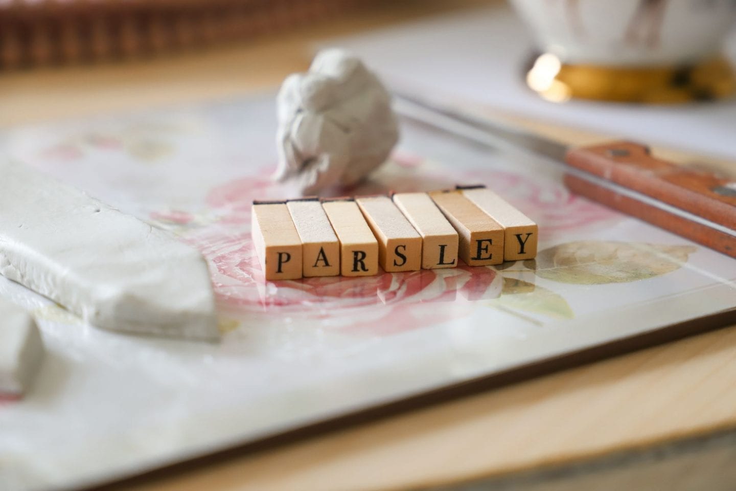 DIY Clay pot labels