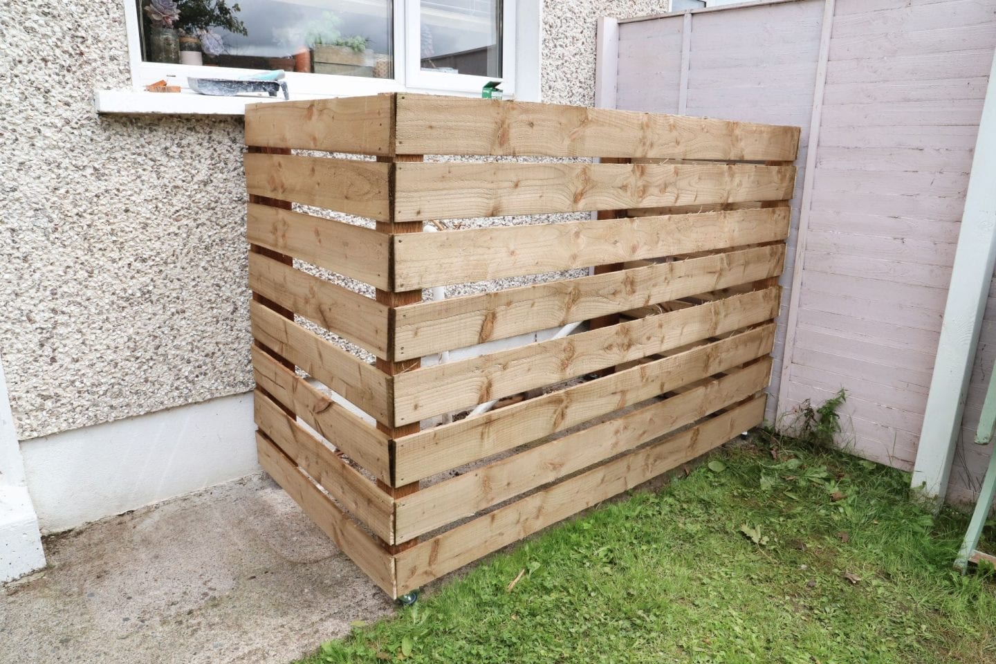 DIY bin cover