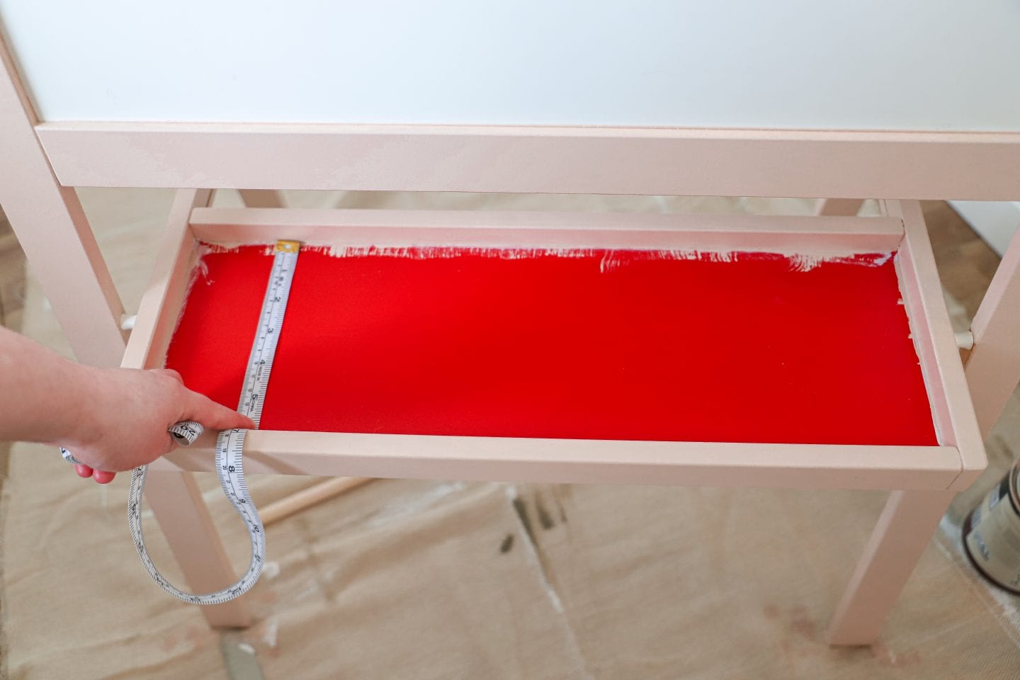 Adding DC Fix Vinyl to Ikea Easel