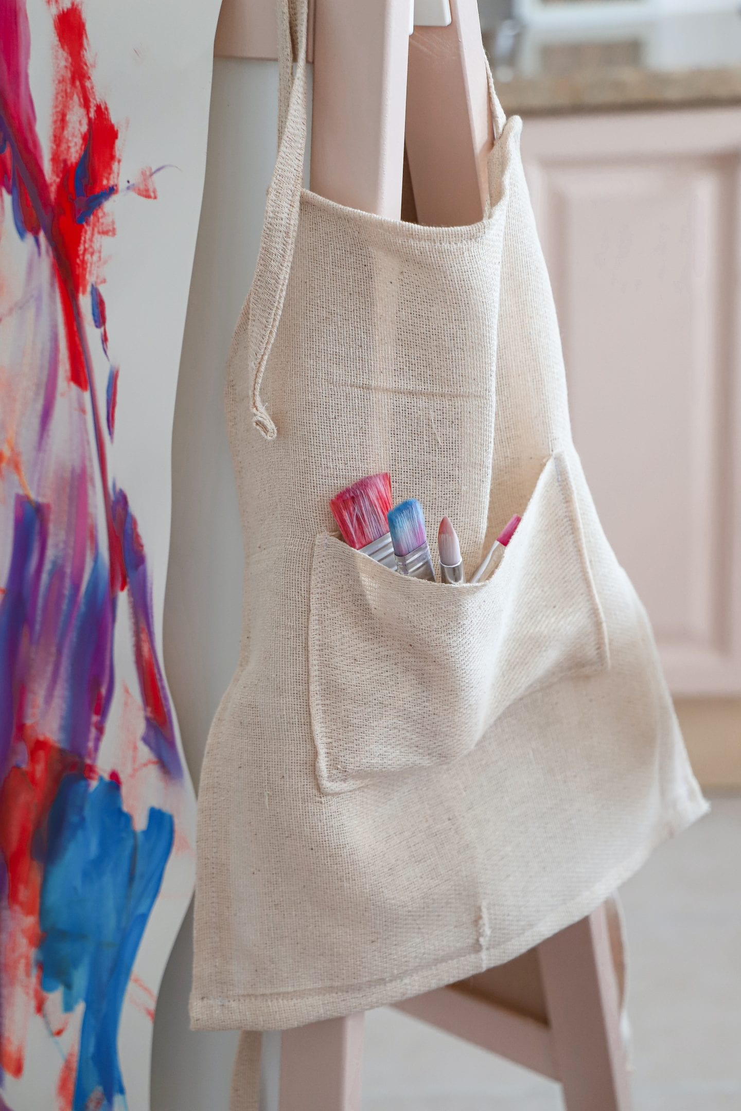 Easy sew Childs apron
