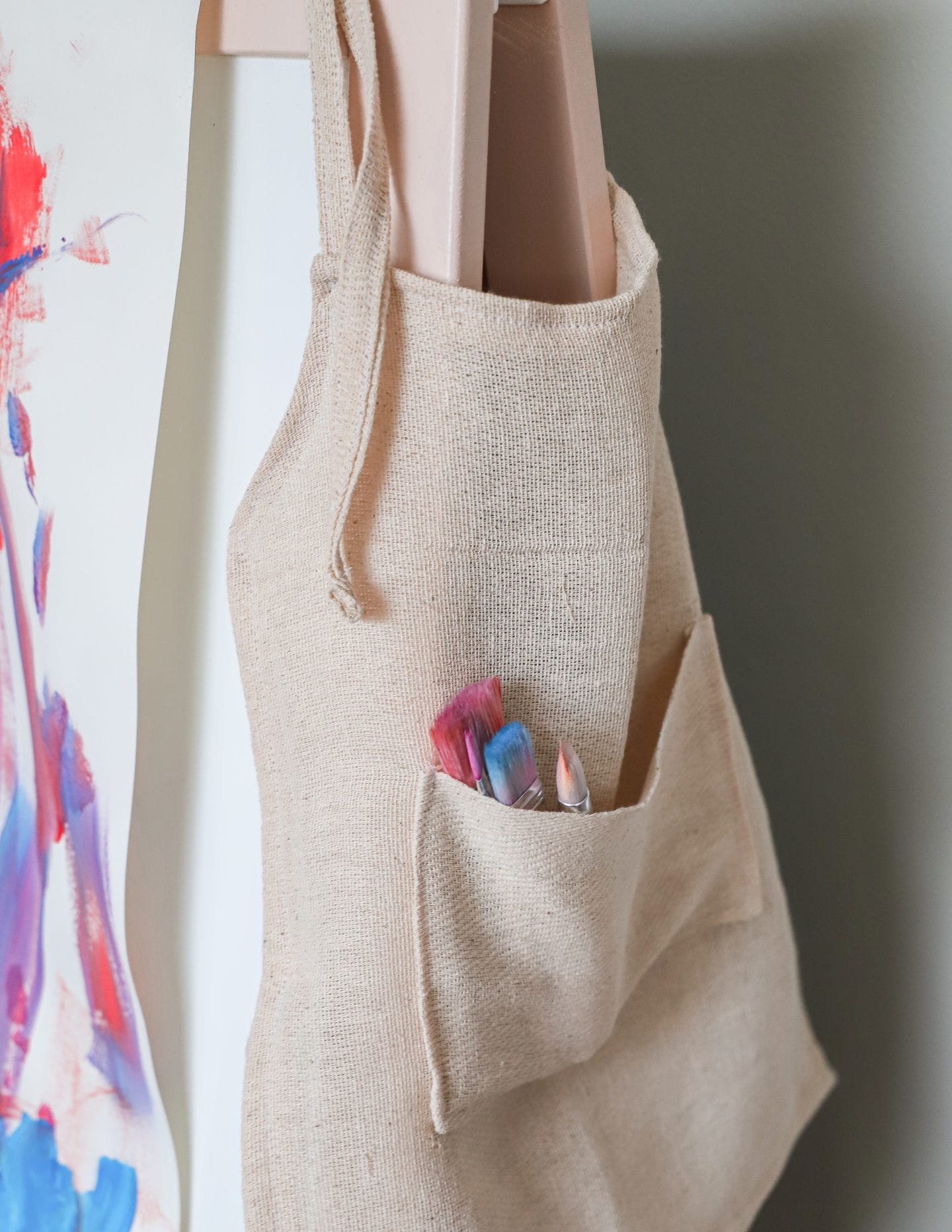 Easy Sew Kids Apron From Dry Cloth