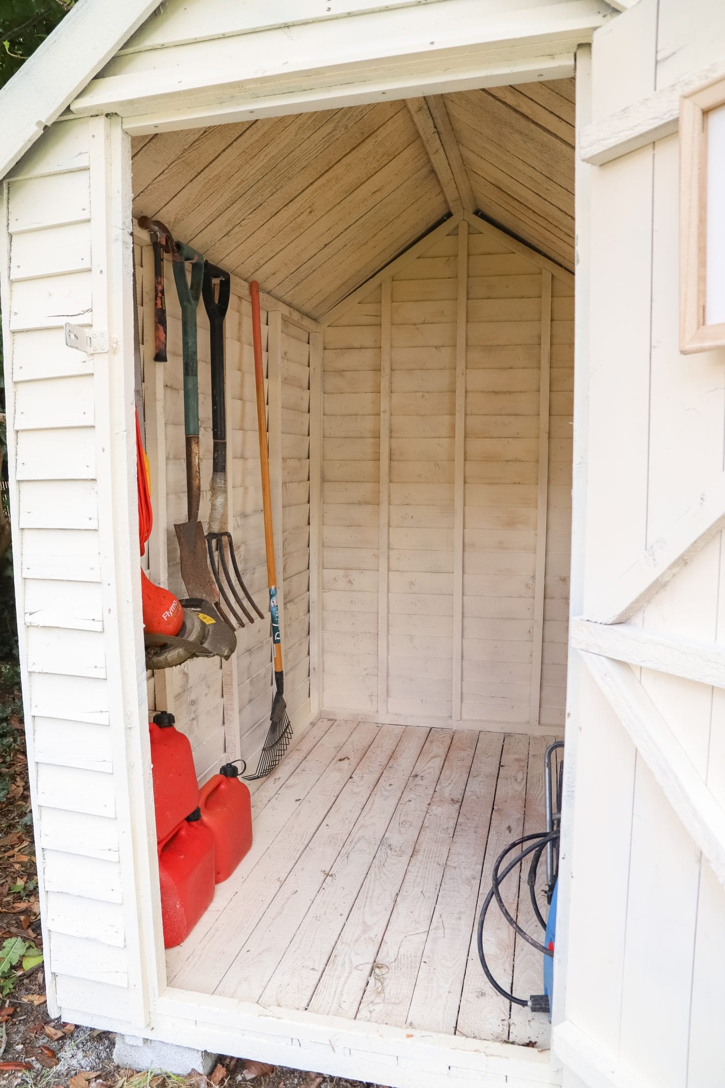 Small shed organisation.