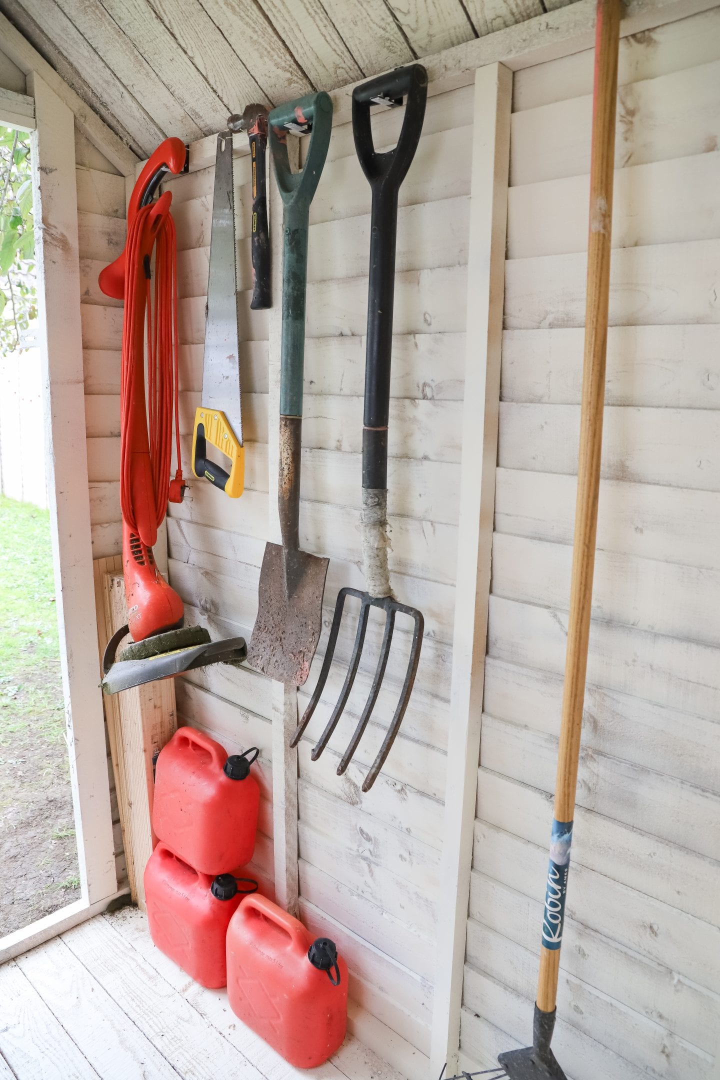 Tidy shed makeover.
