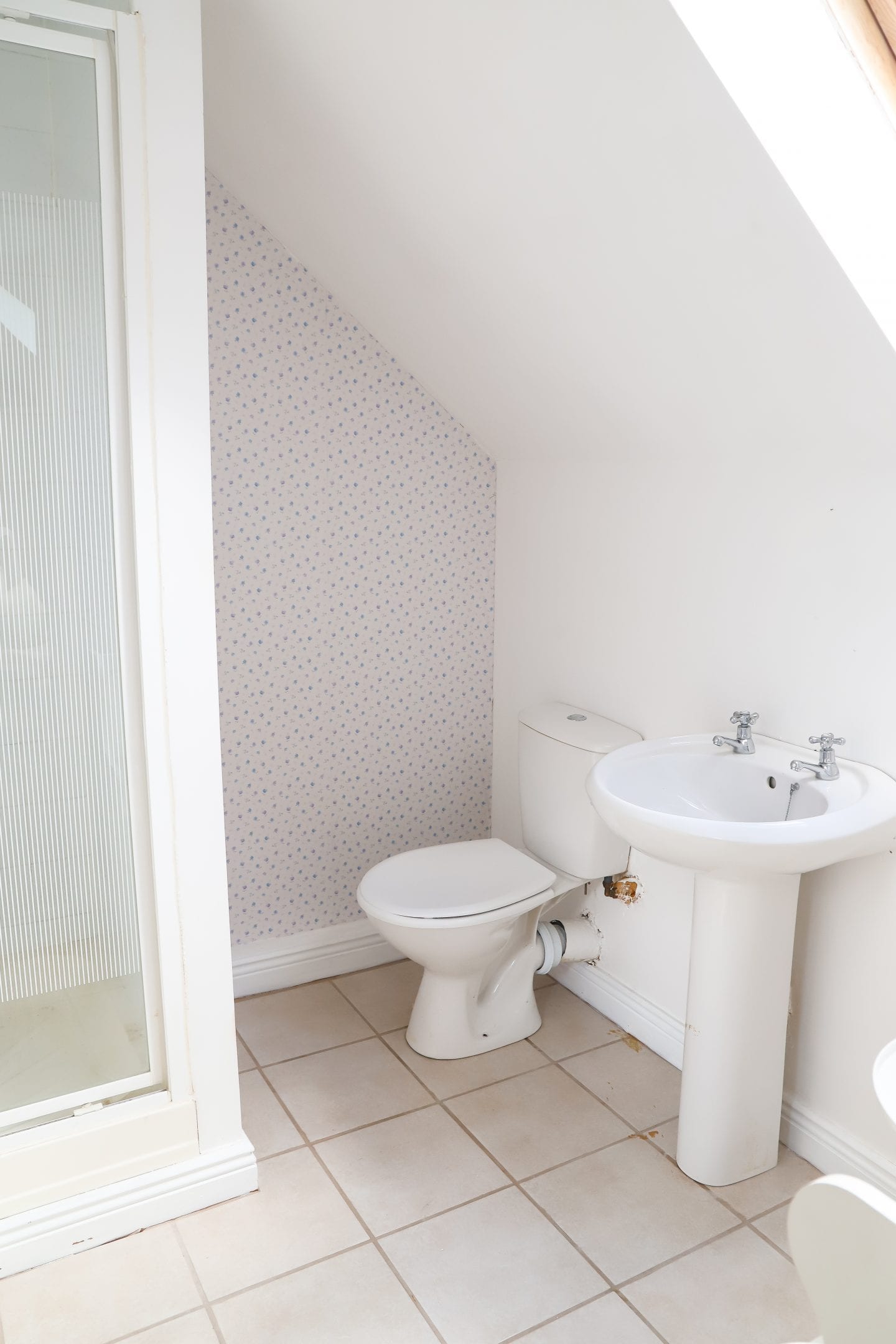 My ensuite bathroom before renovation.