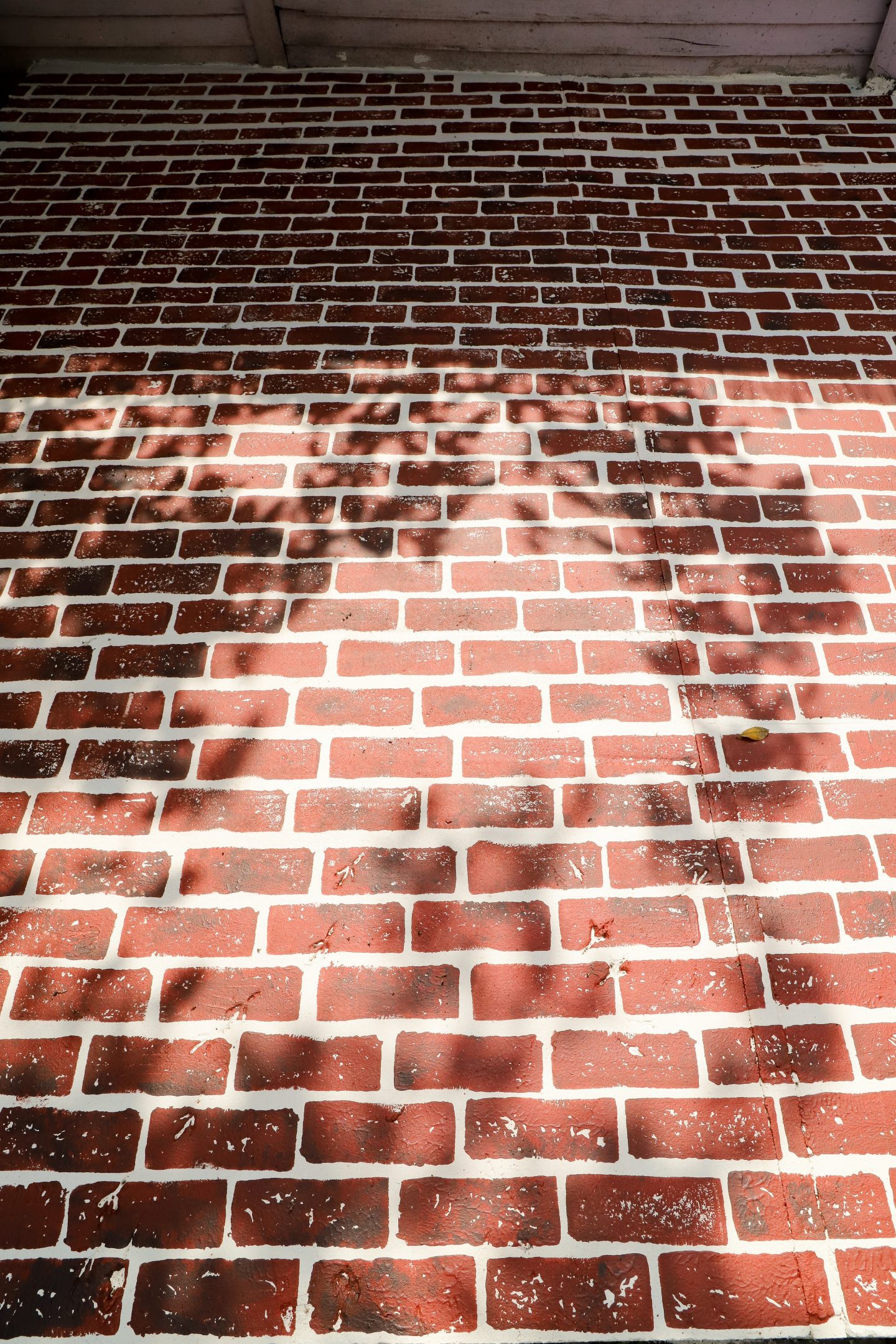DIY faux brick cottage floor, for less than €25 - Dainty Dress Diaries