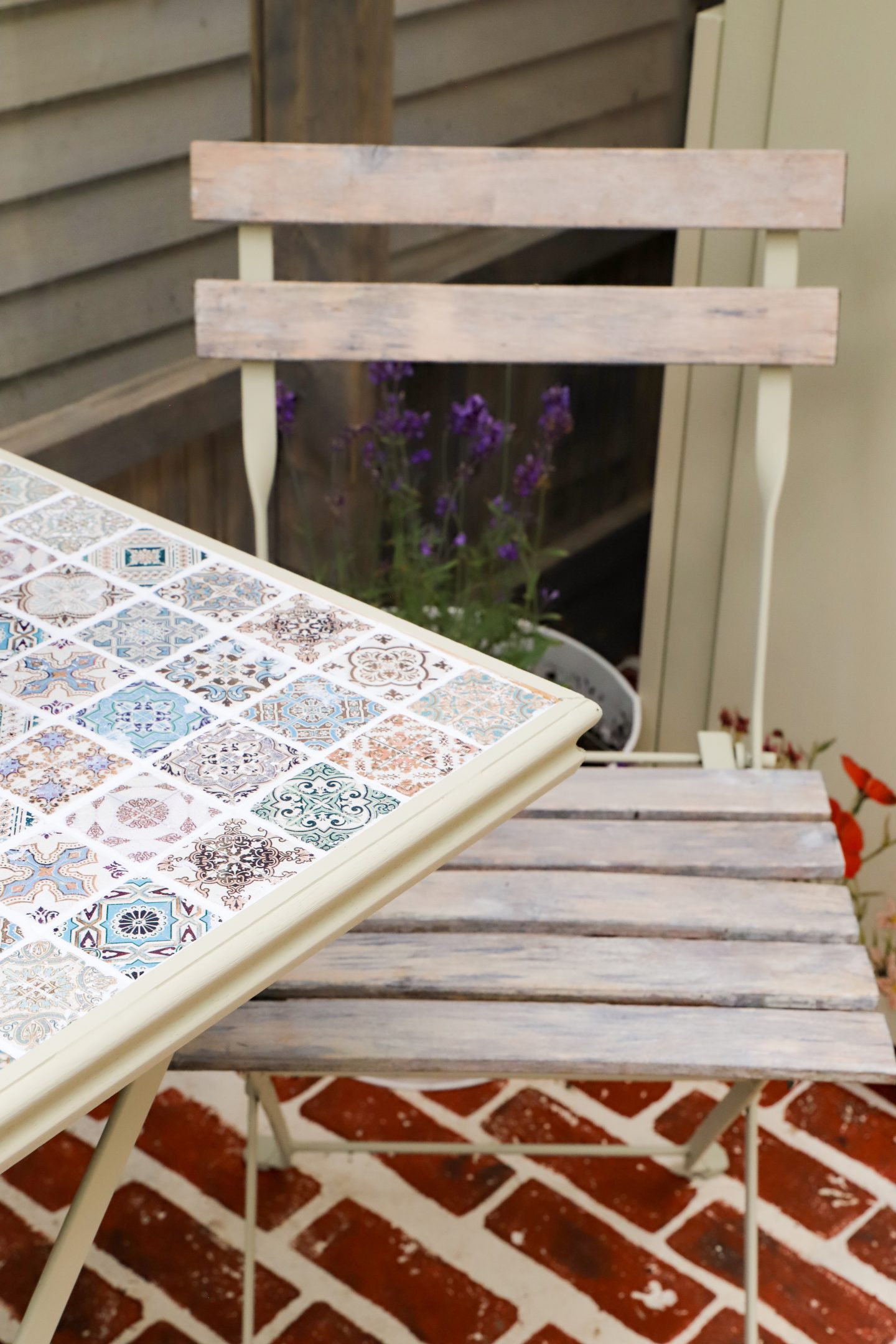 Easy DIY Ikea tiled table inspired by Tik Tok