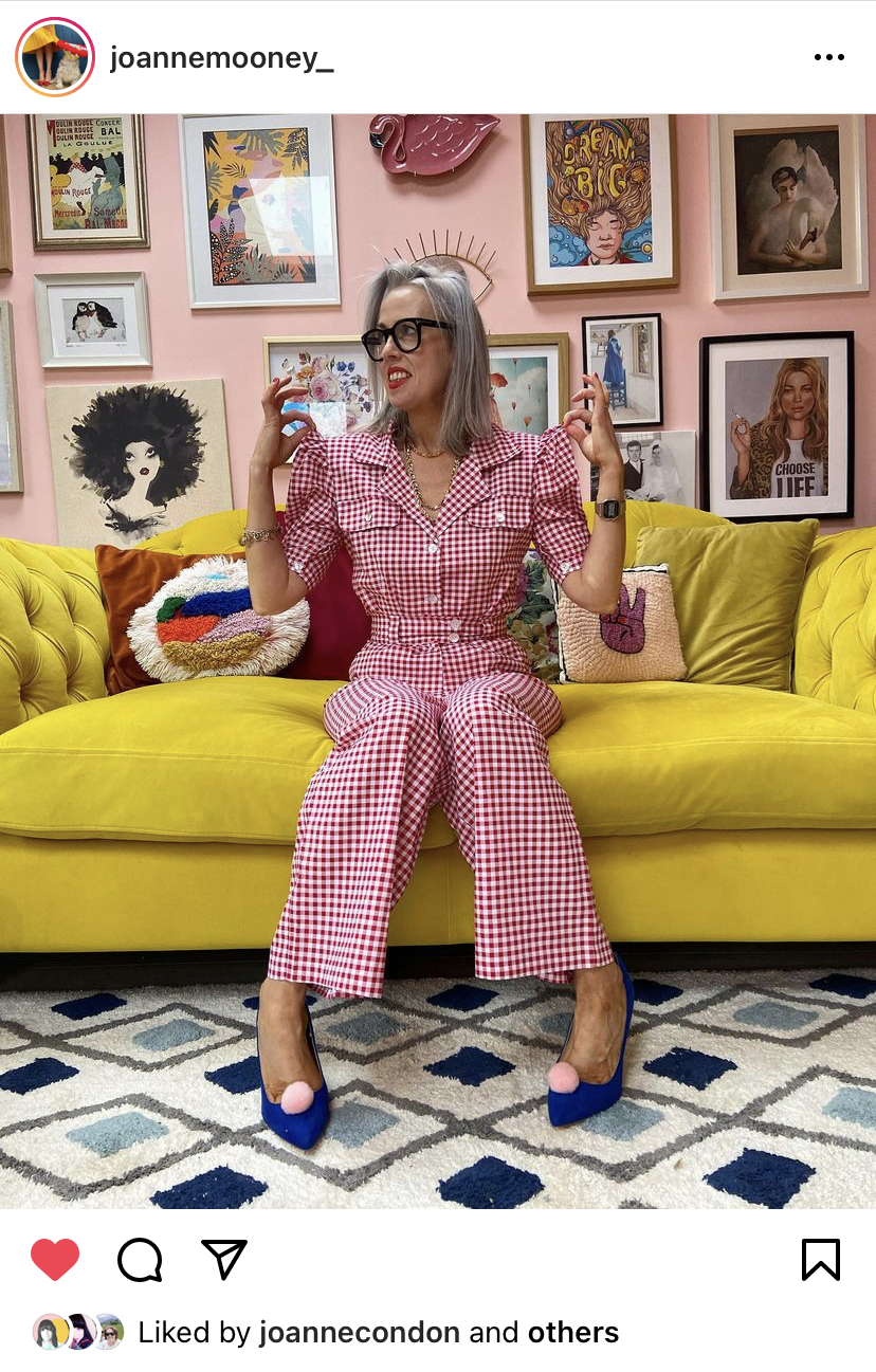 Joanne Mooney A Proud Home on Instagram. Joules Sofa.