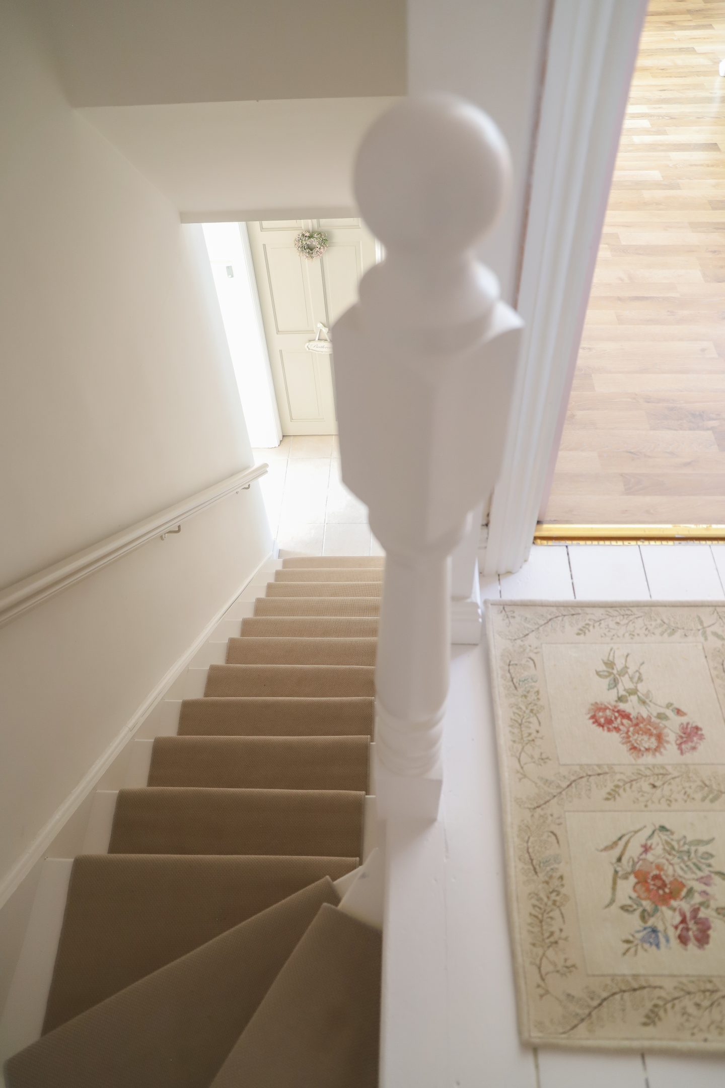 Ikea stair runner diy
