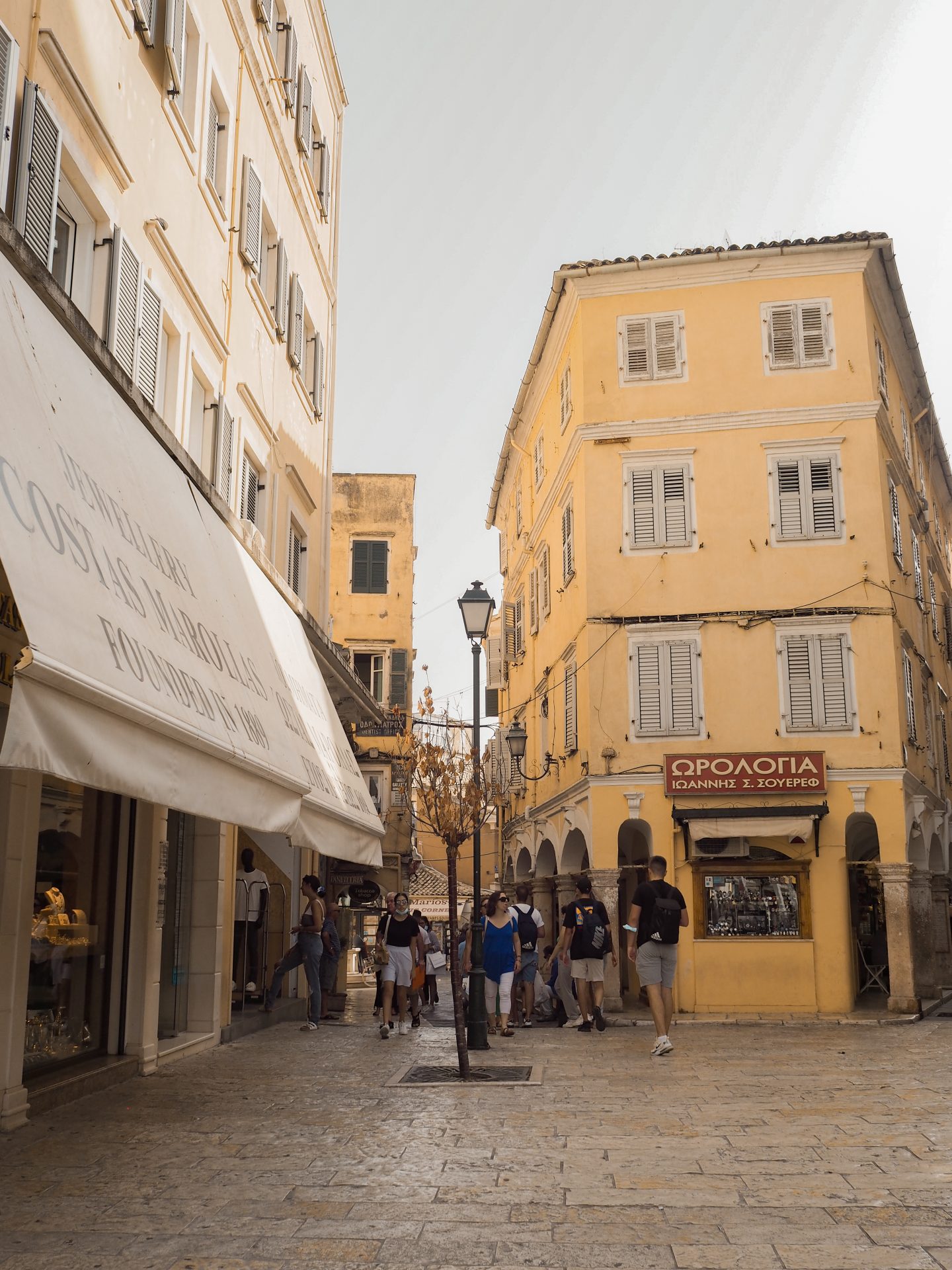 Old town, Greek island.