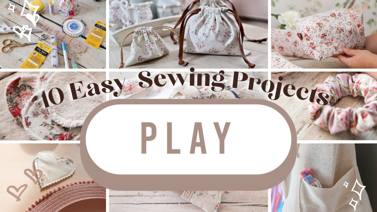 10 easy sewing projects. 