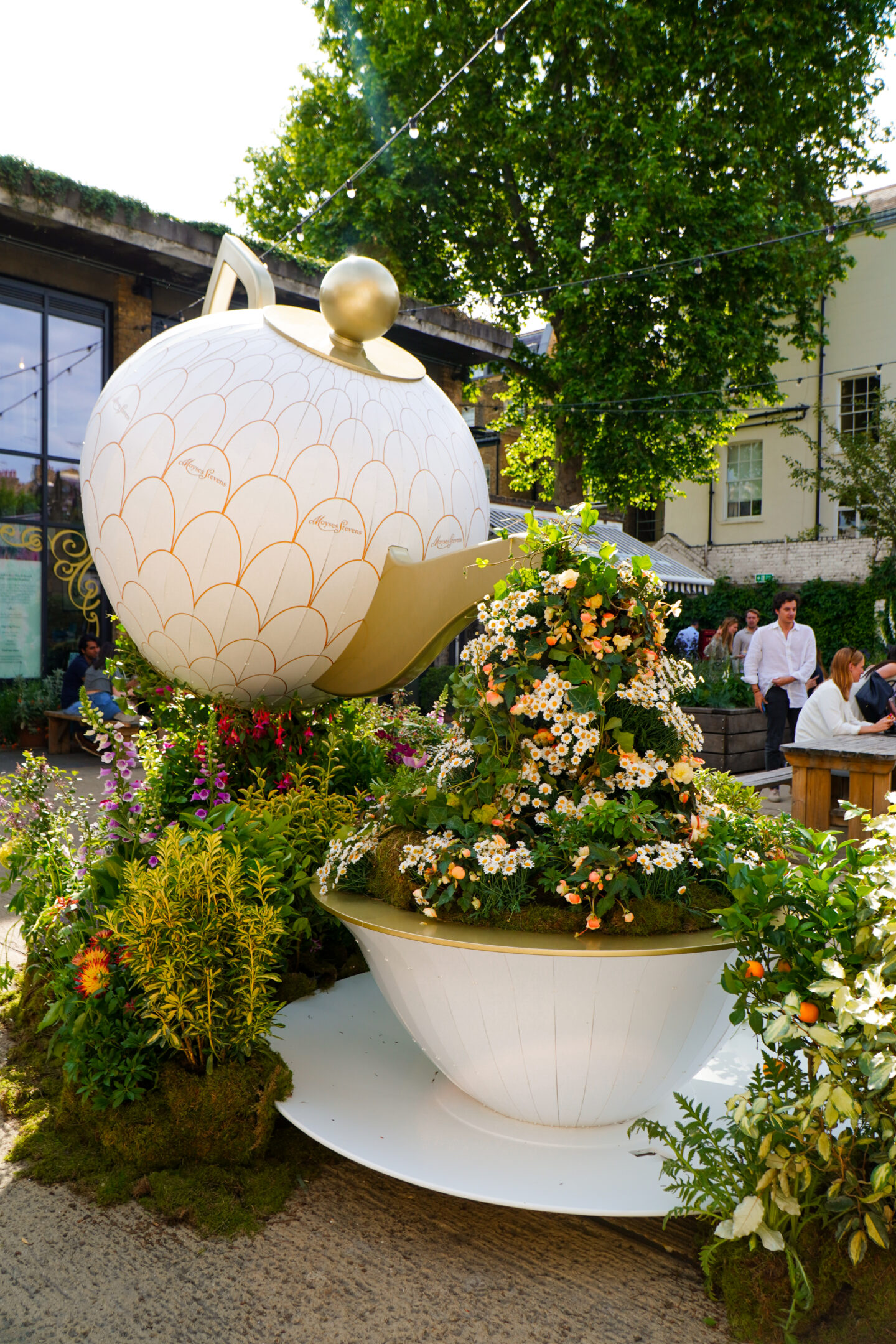 Ecclestone Yard floral teapot.