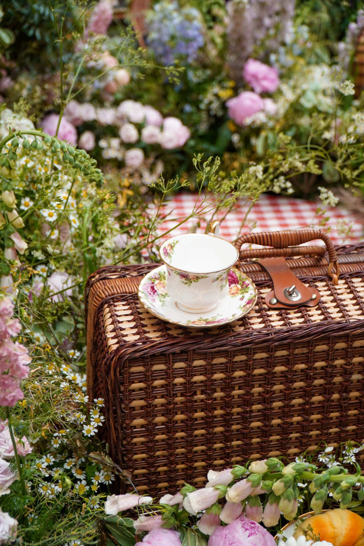 Royal Albert Teacup Flower Display.