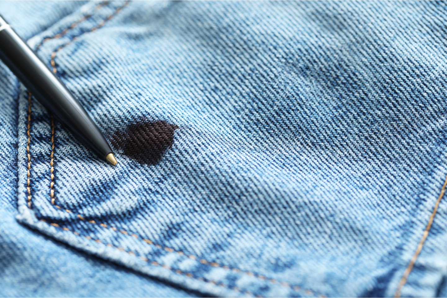 Ink mark on clothes